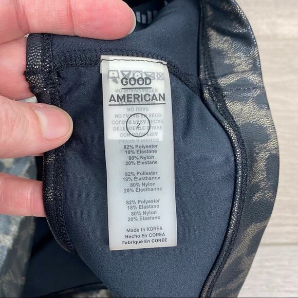 Good American The Barely There Leopard Print Bralette Sz.2(M) - Picture 8 of 11